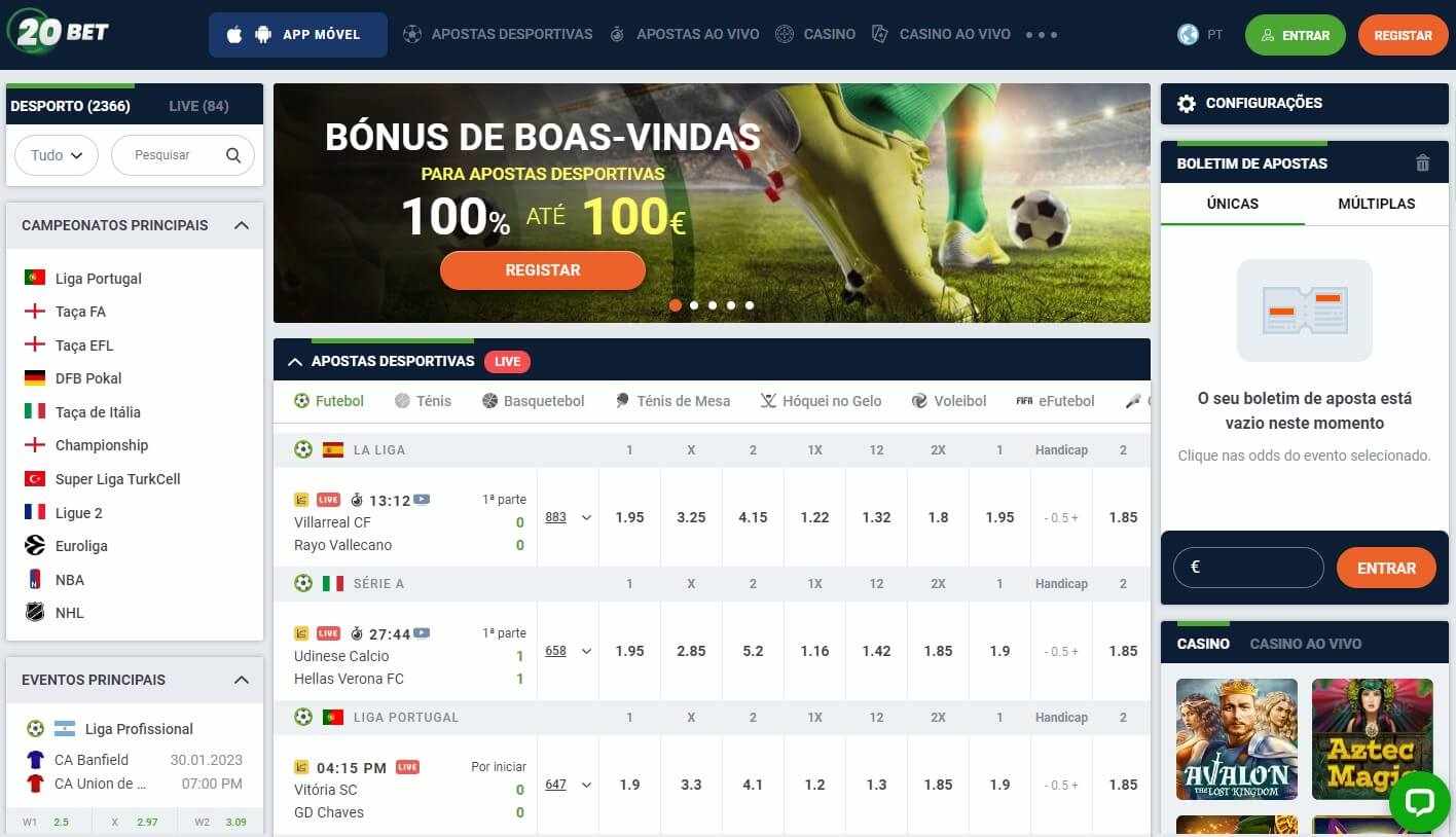 Apostas Esportivas no 20Bet apostas 